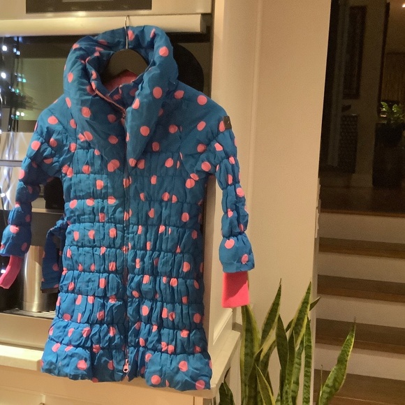 MIM PI INCREDIBLE stretchable GIRL COAT 8Y  128 cm - Picture 1 of 6